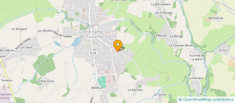 localisation de l'entreprise MADAME GWENOLA PLOQUIN à GRANDCHAMP-DES-FONTAINES