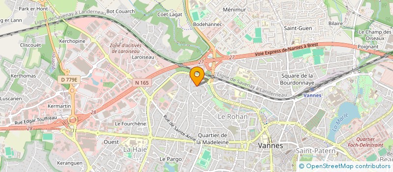 localisation de l'entreprise MADAME GWENOLA PRONO à VANNES