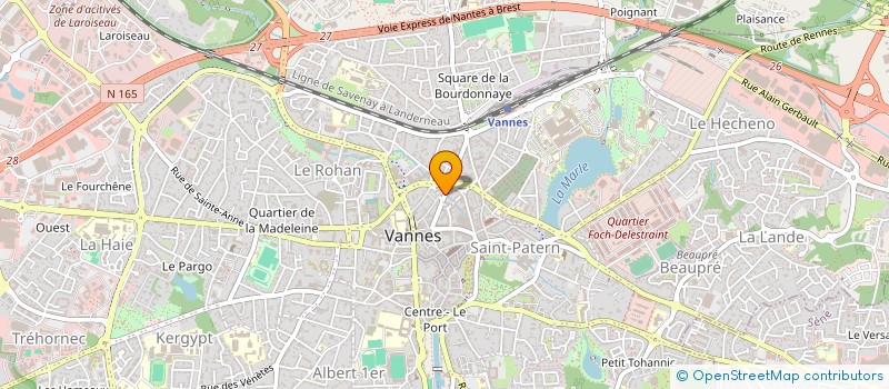 localisation de l'entreprise MADAME GWENOLA RODET à VANNES