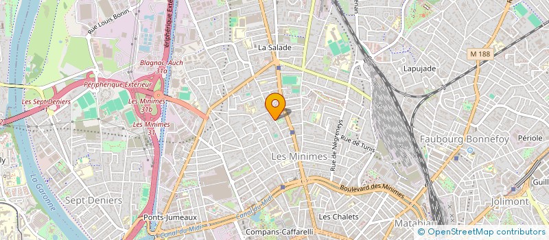 localisation de l'entreprise MADAME GWENOLA TROUDET à TOULOUSE