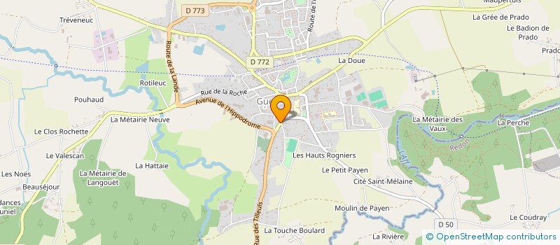 localisation de l'entreprise MADAME GWENOLEE DE LAMBERT DE BOISJAN  GUER