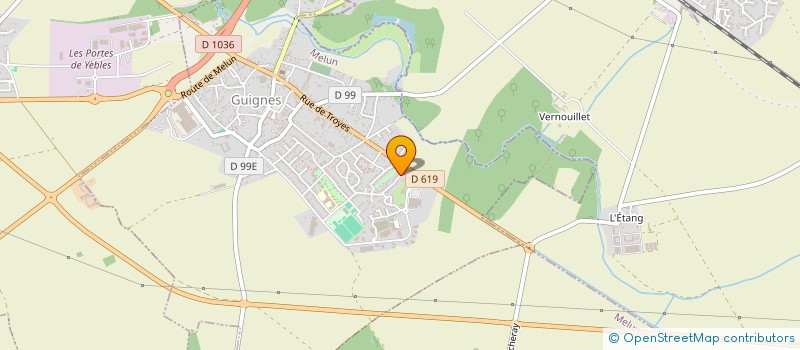 localisation de l'entreprise MADAME GWENOLYNE LAMBERT  YEBLES