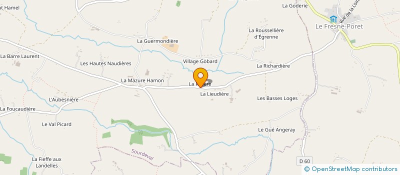 localisation de l'entreprise MADAME GWLADYS ANCEL  SOURDEVAL