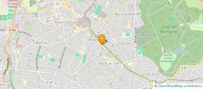 localisation de l'entreprise MADAME GWLADYS AUBERT  LE HAVRE