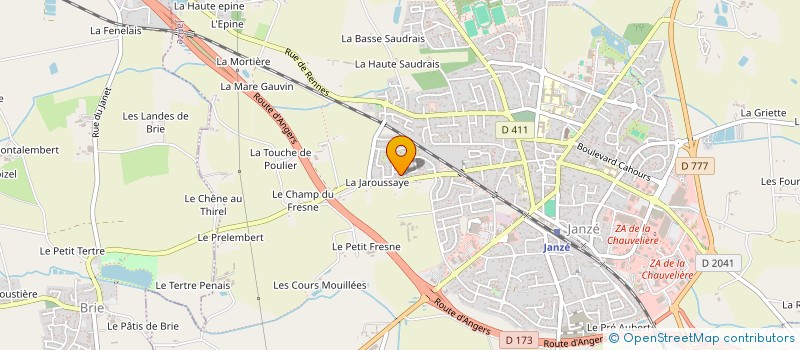 localisation de l'entreprise MADAME GWLADYS BLONDEAU à JANZE