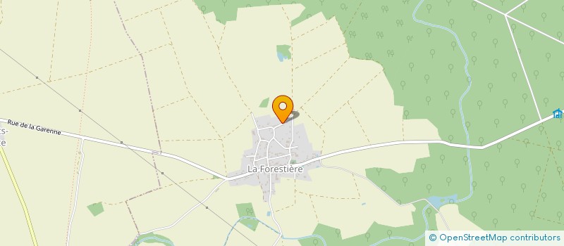 localisation de l'entreprise MADAME GWLADYS BON  LA FORESTIERE