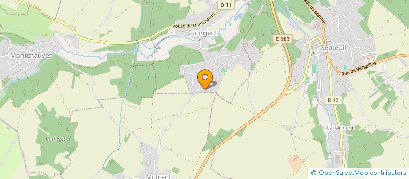 localisation de l'entreprise MADAME GWLADYS BOUQUET  COURGENT