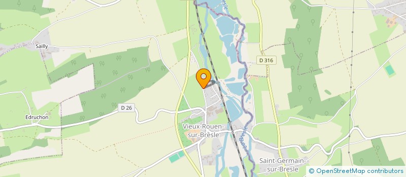 localisation de l'entreprise MADAME GWLADYS BRAILLY  VIEUX-ROUEN-SUR-BRESLE