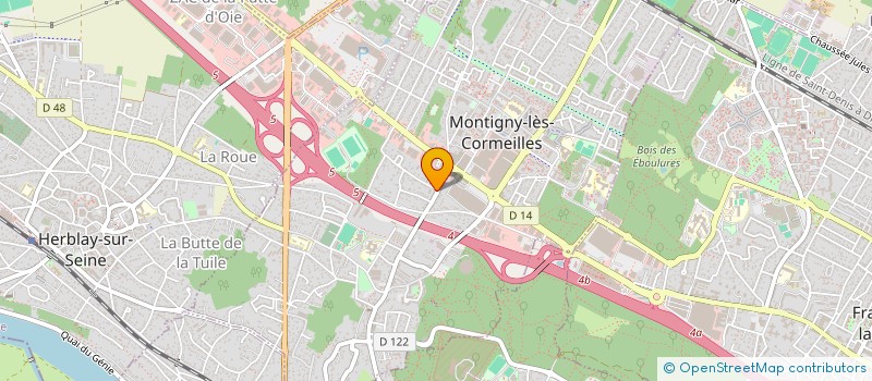 localisation de l'entreprise MADAME GWLADYS CALIF à MONTIGNY-LES-CORMEILLES