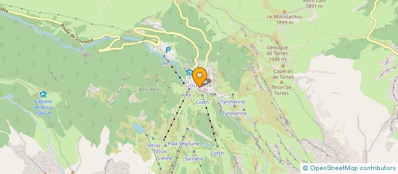 localisation de l'entreprise MADAME GWLADYS CONSTANTIN  EAUX-BONNES