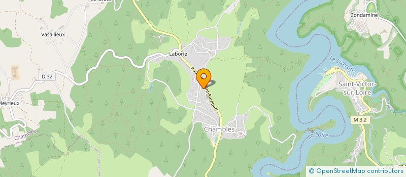 localisation de l'entreprise MADAME GWLADYS DEBBACHE  CHAMBLES