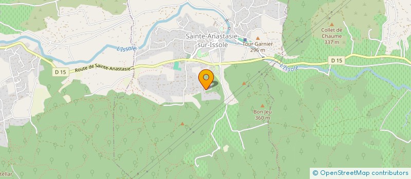 localisation de l'entreprise MADAME GWLADYS DEBLOCK à SAINTE-ANASTASIE-SUR-ISSOLE