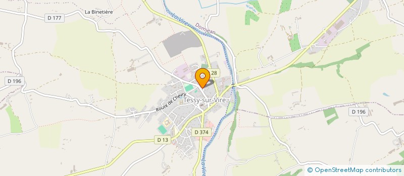 localisation de l'entreprise MADAME GWLADYS DELAPIERRE  TESSY-BOCAGE