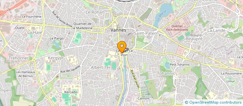 localisation de l'entreprise MADAME GWLADYS DREANO à VANNES
