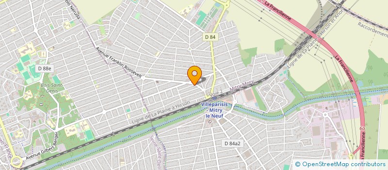 localisation de l'entreprise MADAME GWLADYS DUMONT  MITRY-MORY