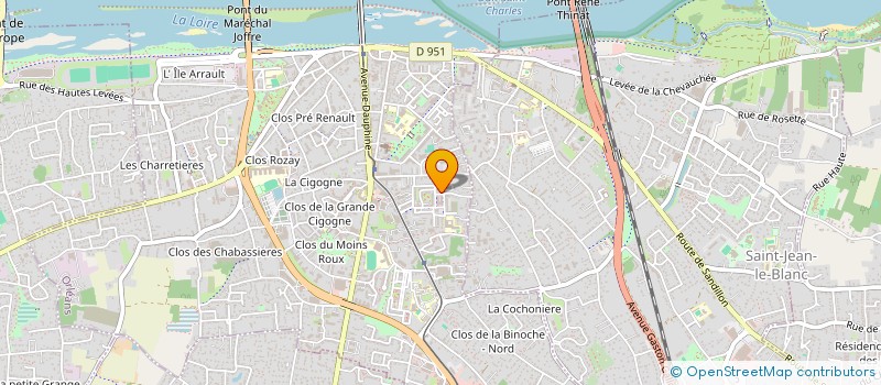 localisation de l'entreprise MADAME GWLADYS FEITON-HAINAT à ORLEANS
