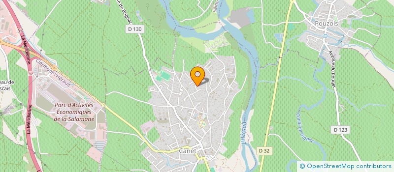 localisation de l'entreprise MADAME GWLADYS GAUVIN  CANET