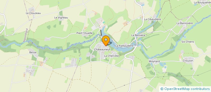 localisation de l'entreprise MADAME GWLADYS GUILLOTEAU  BEAUSSAIS-VITRE