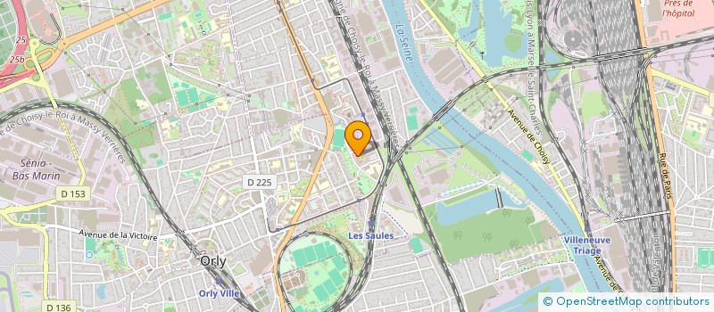 localisation de l'entreprise MADAME GWLADYS HART  ORLY