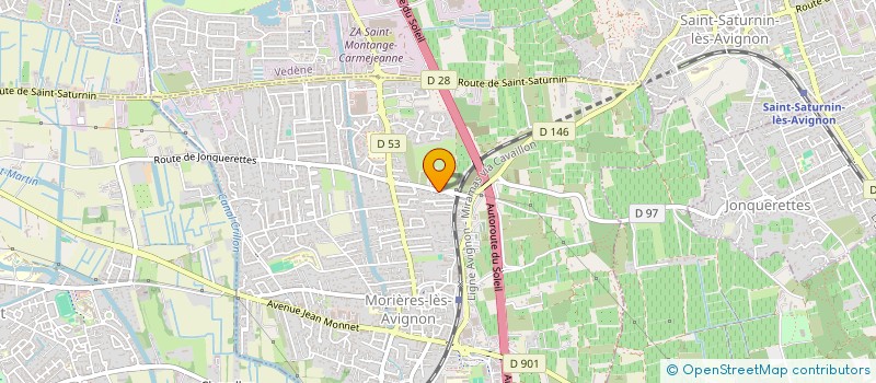 localisation de l'entreprise MADAME GWLADYS HERAUD  MORIERES-LES-AVIGNON
