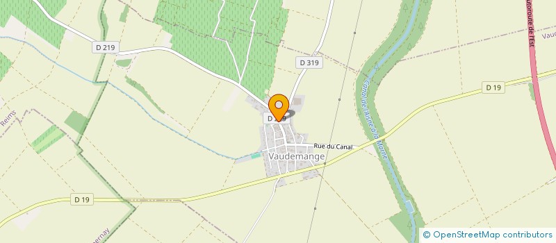 localisation de l'entreprise MADAME GWLADYS LEKEUX  VAUDEMANGE