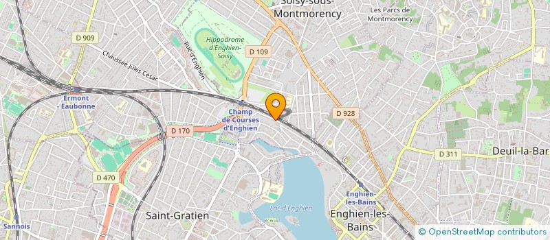 localisation de l'entreprise MADAME GWLADYS NGOBAY KAPAWE  SOISY-SOUS-MONTMORENCY