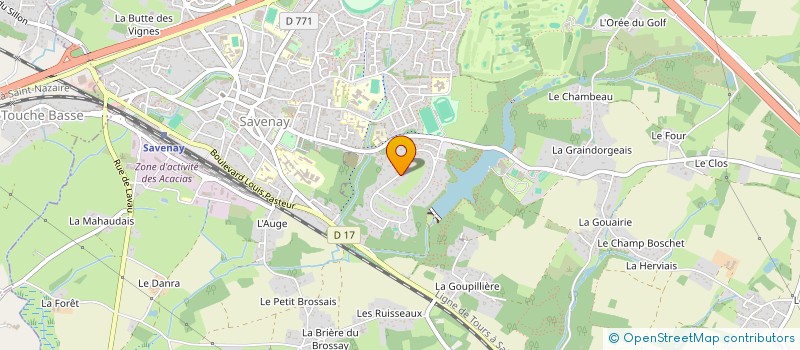 localisation de l'entreprise MADAME GWLADYS OUVRARD  SAVENAY