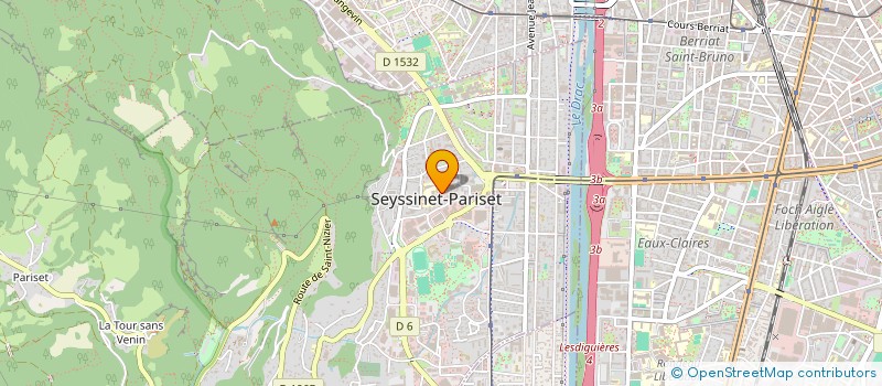 localisation de l'entreprise MADAME GWLADYS PARDON  SEYSSINET-PARISET