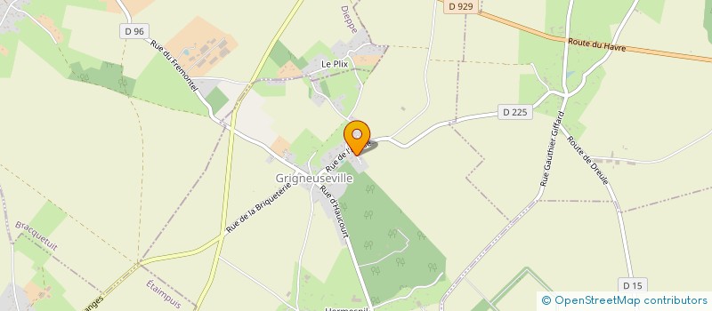 localisation de l'entreprise MADAME GWLADYS PUTMAN  BACQUEVILLE-EN-CAUX