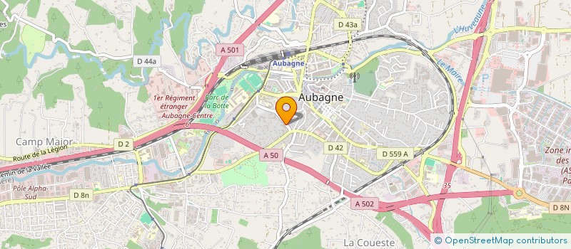 localisation de l'entreprise MADAME GWLADYS RIVEMALE à AUBAGNE