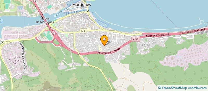 localisation de l'entreprise MADAME GWLADYS SAUCEROTTE  MARTIGUES