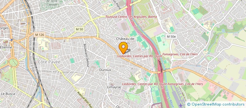 localisation de l'entreprise MADAME GWLADYS SCHWEINGRUBER à TOULOUSE