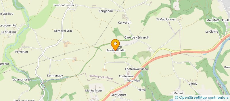 localisation de l'entreprise MADAME GWLADYS TALEC  PLONEVEZ-DU-FAOU