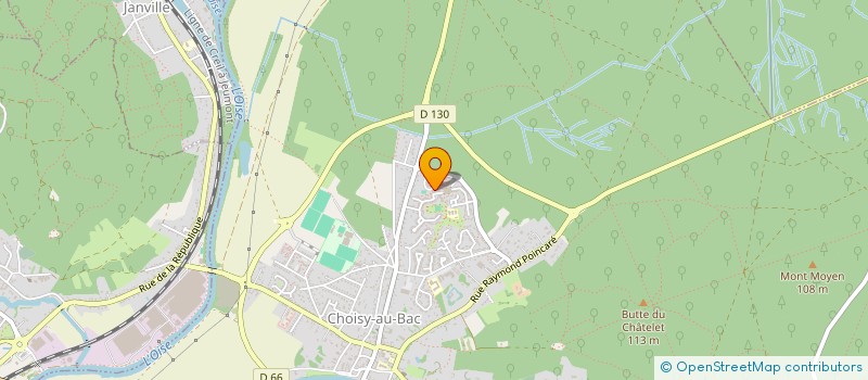 localisation de l'entreprise MADAME GWLADYS THOMAS  CHOISY-AU-BAC