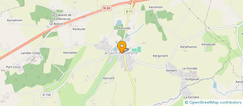 localisation de l'entreprise MADAME GWLADYS THOMASSET  SAINT-ALLOUESTRE