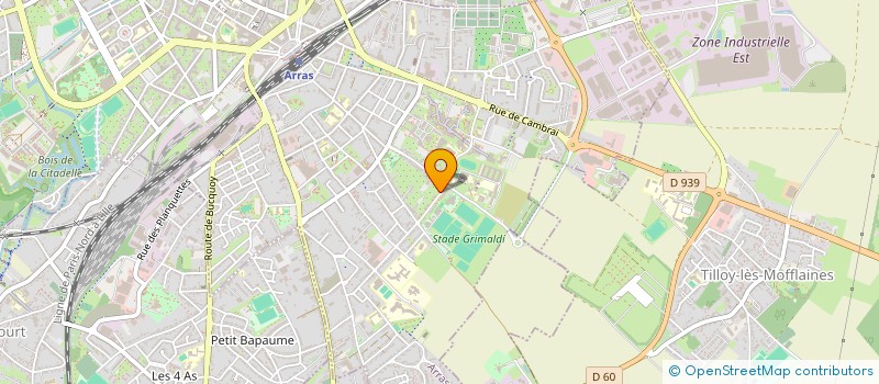 localisation de l'entreprise MADAME GWLADYS TRUFFIER à ARRAS