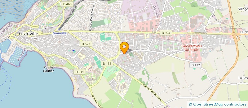 localisation de l'entreprise MADAME GWLADYS WISS  GRANVILLE