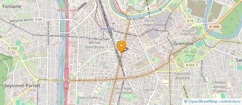 localisation de l'entreprise MADAME GWYNETH EVANS  GRENOBLE