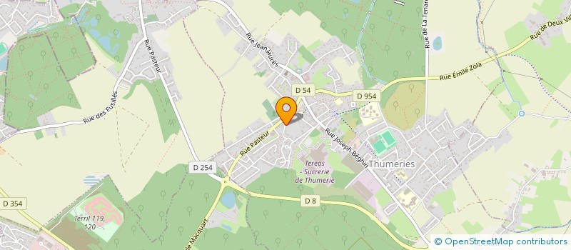 localisation de l'entreprise MADAME GYLDA CADAMURO  THUMERIES