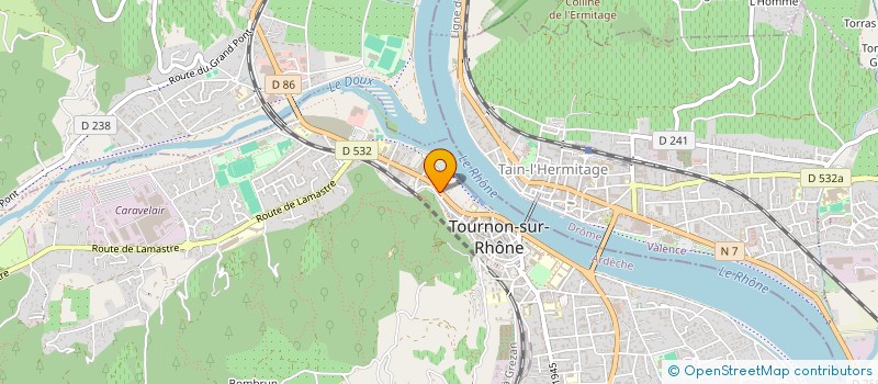 localisation de l'entreprise MADAME GYLEZAR AGOYAN à TOURNON-SUR-RHONE