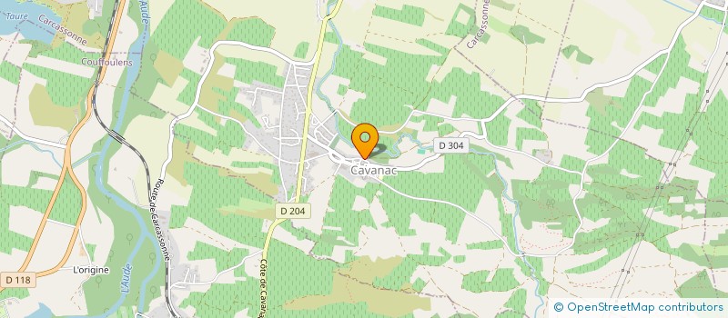 localisation de l'entreprise MADAME GYLIANE DE JONGHE  CAVANAC