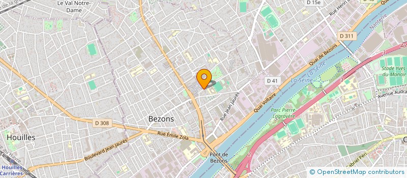 localisation de l'entreprise MADAME GYNA HOFFMANN  BEZONS