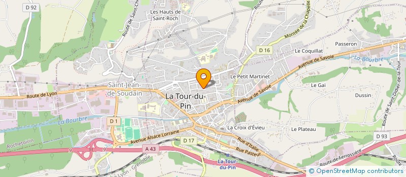 localisation de l'entreprise MADAME GYONGYIKE HENDRE  LA TOUR-DU-PIN