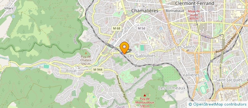 localisation de l'entreprise MADAME GYONGYVER FORINTOS  CHAMALIERES