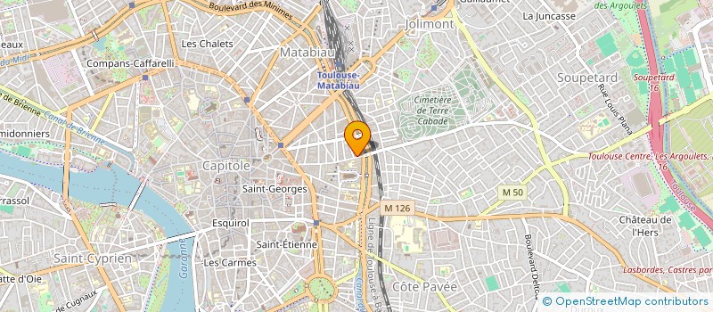 localisation de l'entreprise MADAME GYSLAINE CORDARO à TOULOUSE