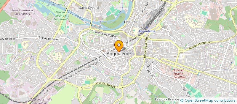 localisation de l'entreprise MADAME GYSLAINE GUEGLIO à ANGOULEME