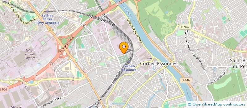 localisation de l'entreprise MADAME GYVERLINNE KIMPOUKA à CORBEIL-ESSONNES