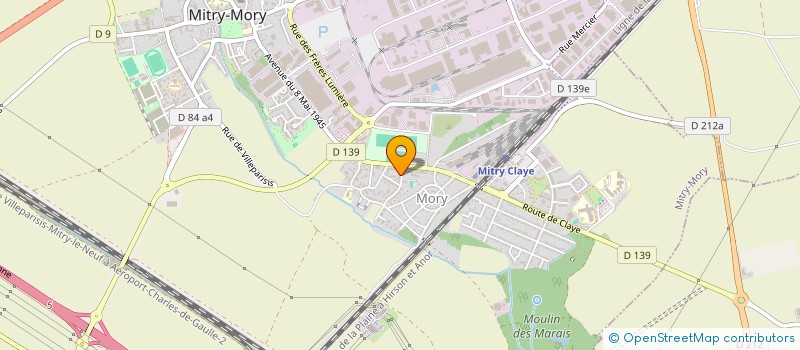 localisation de l'entreprise MADAME HABI DIABAGATE  MITRY-MORY