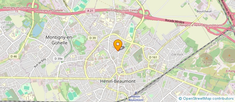 localisation de l'entreprise MADAME HABIBA ABID à HENIN-BEAUMONT