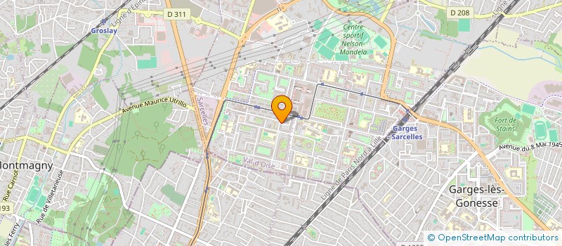 localisation de l'entreprise MADAME HABIBA AKTER  SARCELLES